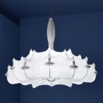 Silk chandelier atmosphere courtyard exhibition hall living room Zeppelin