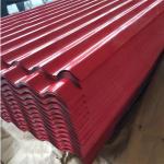 High Precision PPGI Color Coated Steel Roof Sheet , Pre Painted Corrugated Gi