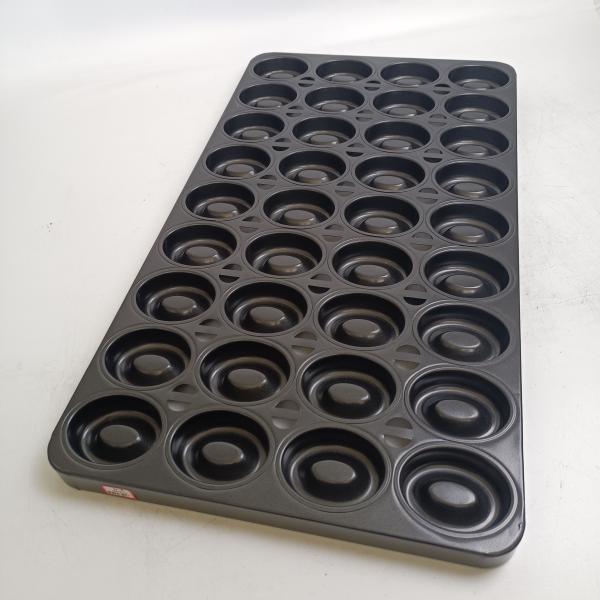 Buy cheap 36 Cavity Aluminum Steel Oval Donut Cake Baking Trays from wholesalers