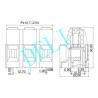Buy cheap Electric Motor PCB Terminal Block 1000V/57A /65A DL136HT-XX-12.7 Brass Ni Plated Wire Cage from wholesalers