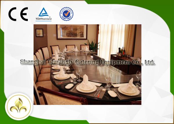 Buy cheap Built In Air Blower Electric Teppanyaki Grill High Efficiency 12 Seats Capacity from wholesalers