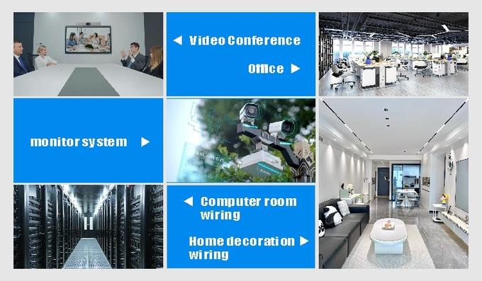 500ft CAT 6 Ethernet Cable 250MHz 23AWG 4 Pairs Blue Network Cable