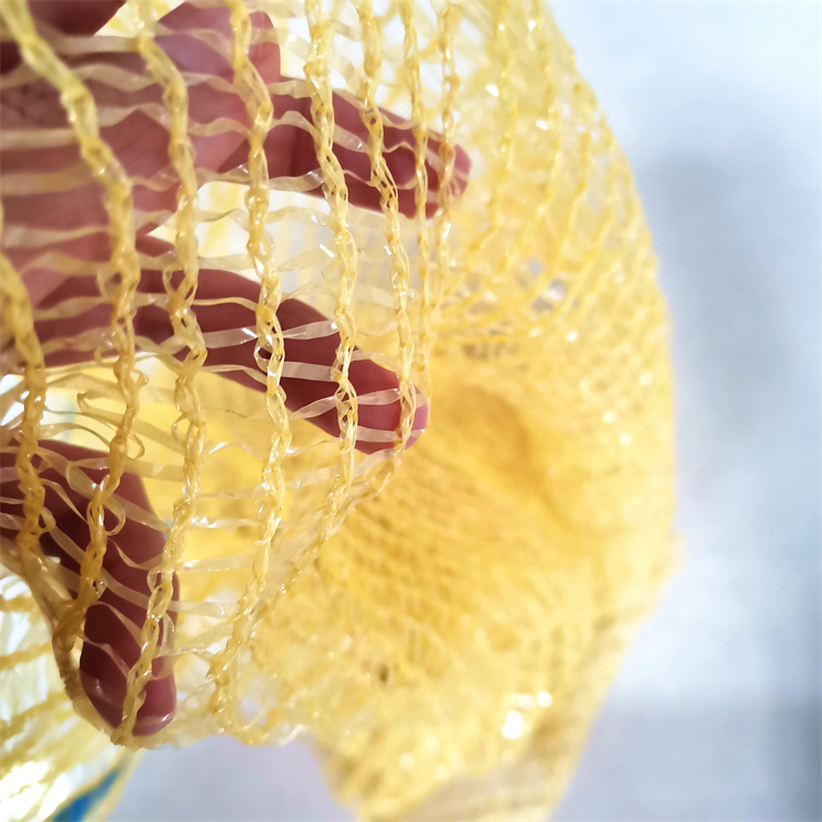 Swing Bottom Sewing PE Raschel Mesh Packaging Net Bag for Cabbage Handling Solution