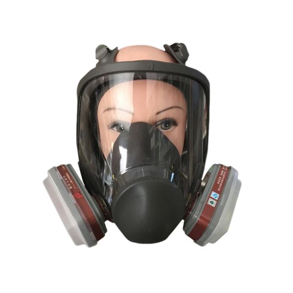 Gas mask painting, decoration, dust-proof, double filter box, head half mask,
