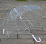 Transparent Umbrella For Rain Fiberglass Ribs For Both Men Women