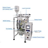Buy cheap BOPP Oil Sachet Packing Machine Shampoo Pouch Filling Machine 45mm product