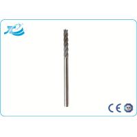 Buy cheap Nano Coating Helix CNC Solid Carbide End Mill , 4 Flute End Mill product