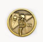 Zinc Alloy Die Casting Antique Gold Challenge Coins SGS Customized Double Sided