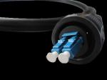 Outdoor Waterproof LC Fiber Optic Patch Cord for FTTA / Telecommunication