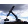 Buy cheap 1600kg Mini Excavator Long Reach Attachment Clamshell Excavator Telescopic Boom from wholesalers