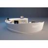 Buy cheap Semi Circle Airport Reception Desk from wholesalers