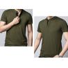 Buy cheap Standing collar Men's Cotton Polo Shirts Slim Fit Stitched , Customized Polo T Shirts from wholesalers