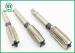 DIN 352 Metric Pipe Tap Set , White Finished Acme Thread Tap Silver Color