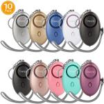 10 Packs Safesound Personal Alarm 125db 140db LED Wireless For Women Kids Elders