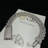 Buy cheap Vvs Miami Moissanite Chain Jewelry Cuban Link Sterling Silver Iced Out from wholesalers