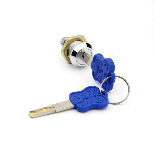 Buy cheap 22mm Head Diameter Office Cabinet Locks Blue Color CCW 90 Degree from wholesalers