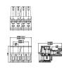 Buy cheap AOSI FPC1.5-XX-350-00 plug-in terminal block 300V/10A VDE UL CE Approved from wholesalers