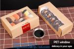 Best Selling Green Noodle/Salad Disposable Packing Kraft Paper Lunch Box