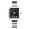 Buy cheap 3ATM Waterproof Square Stainless Steel Quartz Watch Personality Ins Wind from wholesalers