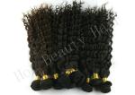 Brazilian Virgin Human Hair Extensions Brown , Remy Big Curl Hair