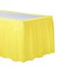 Buy cheap Solid Color Party Table Skirt , Water Repellent Plastic Table Skirts from wholesalers