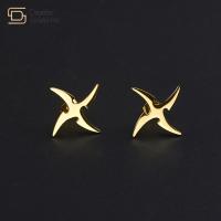 Buy cheap Anime Naruto Titanium Steel Jewelry Shuriken Kunai Symbol Stud Earrings For product