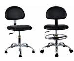 440*410mm ESD Saddle Swivel Chair Injection Molded Backrest Esd Stool Chair