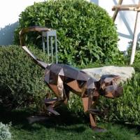 Buy cheap Lawn Garden Animal Sculptures Metal Geometry Bronze Monkey Sculpture product