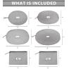 Buy cheap CHINA STORAGE - SET OF 6 CASES FOR FINE CHINA ACCESSORIES STORAGE - HOLDS GRAVY BOATS, BOWLS, SMALL AND BIG PLATTERS from wholesalers