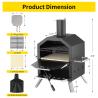 Buy cheap Grill Your Way to Perfection with Our Custom Logo 12" Camping Outdoor Baking Peel Stone from wholesalers