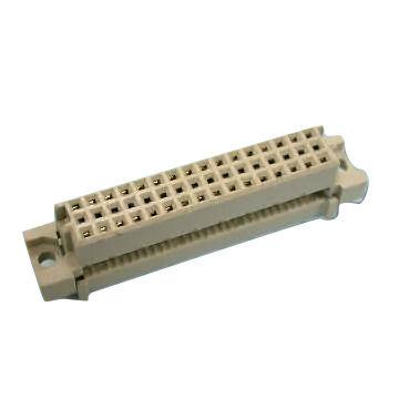 Buy cheap 32P Female Socket PBT IDC DIN 41612 Signal Connectors from wholesalers