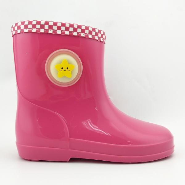 Buy cheap SEDEX Easy On 32EU Kids Light Up Rain Boots Wear Resistant from wholesalers