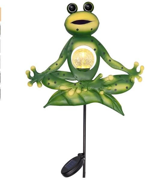 Buy cheap 11.4 Inch 0.06W Solar Powered Frog Garden Lights from wholesalers