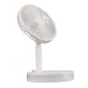 Buy cheap 5v 4.7w Portable Foldable Fan Circlewhite Folding Rechargeable Fan from wholesalers