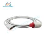 Invasive Blood Pressure IBP Adapter Cable 1m Length Round 10 Pins Connector