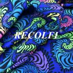 70D Circular Wefting Fabric Used For Leggings Printed Ink Jet Digital Print