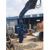 Buy cheap Photovoltaic Series Pile Driver Machine , Excavator Mounted Sheet Pile Driver from wholesalers