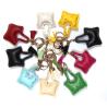Buy cheap Laser Logo Printed Leather Animal Keyring With Brass Plating from wholesalers