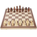 Handmade European Professional Tournament Chess Set with Wood Case