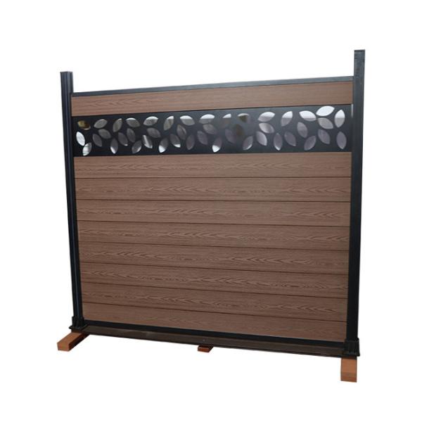 Buy cheap Wood Plastic Composite Wpc Fence Panel Home Garden Outdoor Moisture Proof from wholesalers