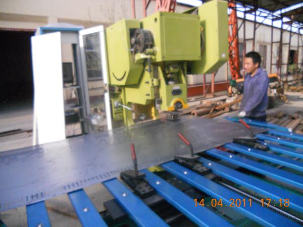 Buy cheap Fully Automatic Perforated Metal Machine With Lifting Balance Cylinder Device from wholesalers