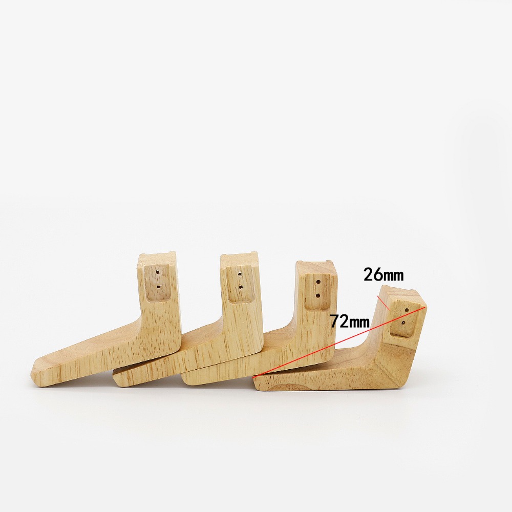 Wooden Cup handle rubber wood customized size