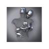 Buy cheap Stainless Steel Figurative Love Ss Sculpture Contemporary Wall Art Design from wholesalers