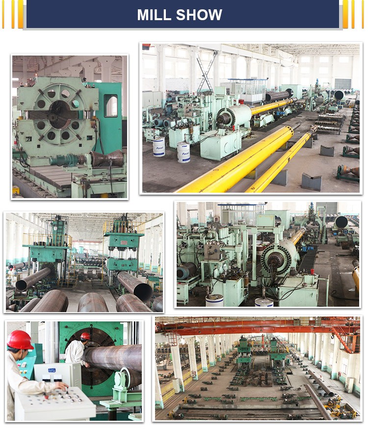 Astm A252 24 Inch Lsaw Steel Pipe Od Fbe Coating For Oil Gas Pipeline