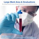 Centrifuge Tubes 15mL, Conical Tubes Sterile 50 PCS, Polypropylene, Leak-Proof