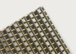 Wall Coverings Architectural Steel Mesh Ss304 And Brass Wire Woven Architectural