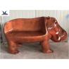 Buy cheap Shopping Mall Indoor 2 Meters Long Fiberglass Cartoon Animals Shape Seat Statues from wholesalers