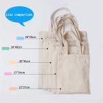 CMYK Printing Natural Color 34x45cm Shopping Tote Bag