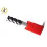 Buy cheap 4 Flute Flattened Tungsten Carbide Milling Cutters 58HRC from wholesalers