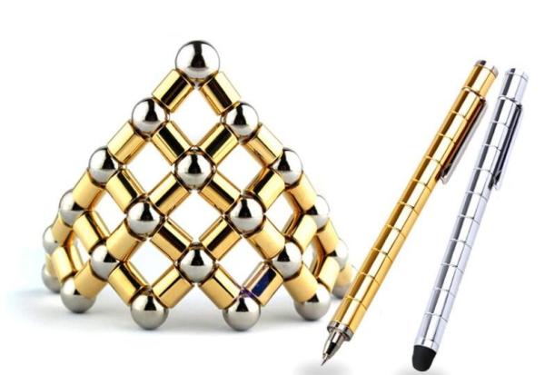 Buy cheap Newest fidget toy the polar pen magnets fidget pen with magnet balls pen from wholesalers